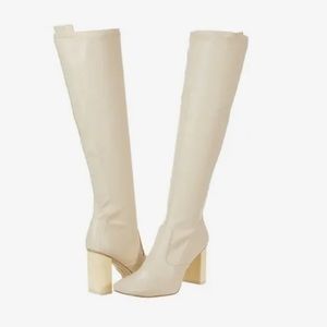 Franco Sarto A-Borne Women's Boots Chiffon Sy Size 9 Wide-Calf  $180
